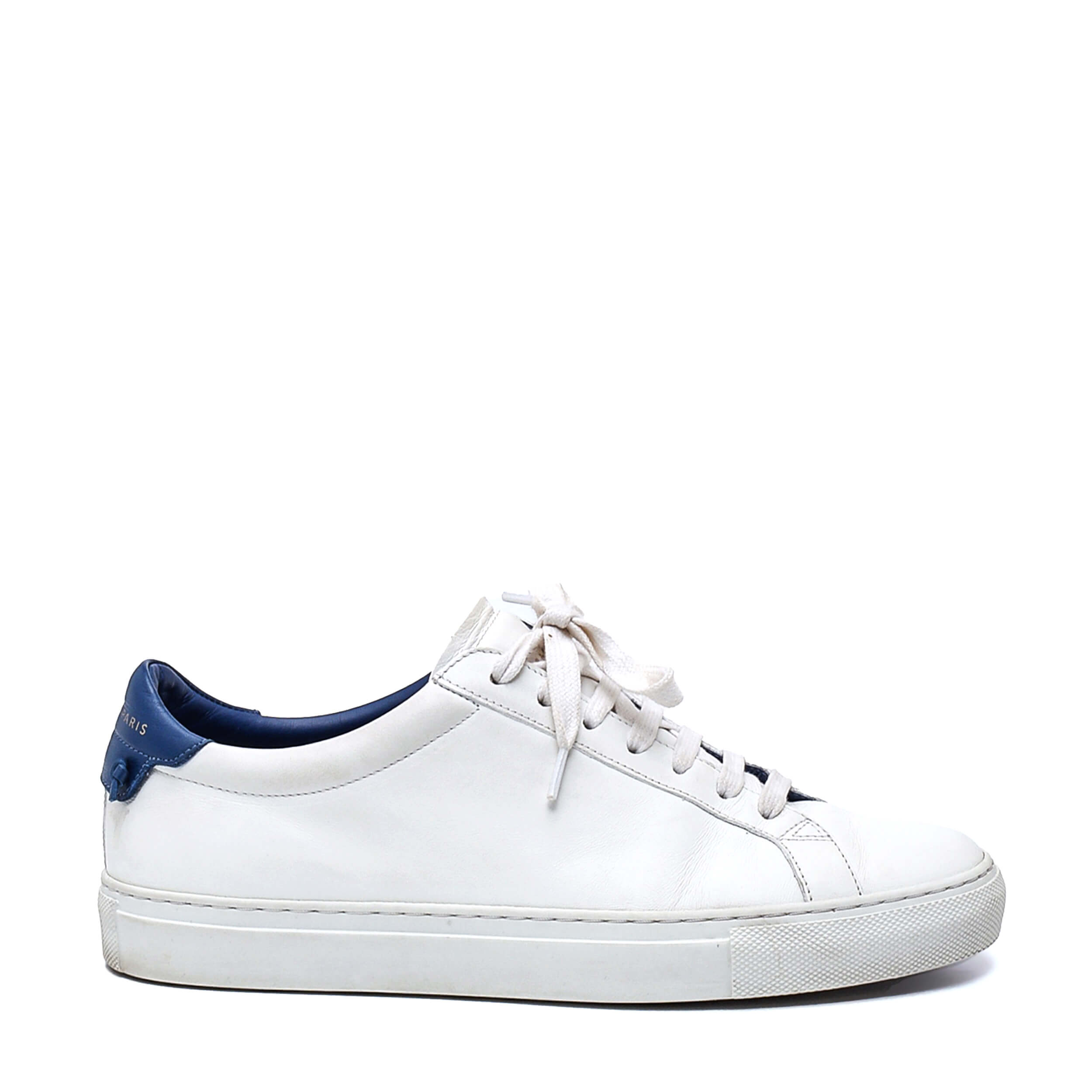 Givenchy - White Leather Logo Lace Sneakers